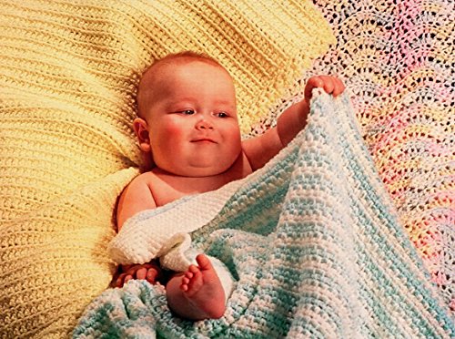 Fiber Trends Crochet Pattern CH31 Easy Crochet Baby Blankets Collection 1