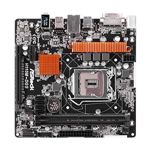 ASRock Motherboard Micro ATX DDR4 LGA 1151 H110M-DGS