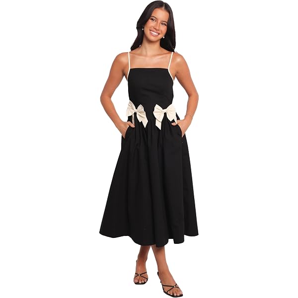 WAYF Women's May Smocked Midi Dress, Espresso, S at Amazon Women's Clothing  store