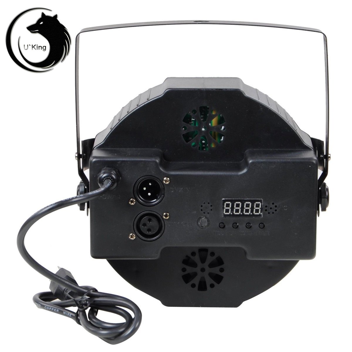 U \'King luz de escena par Proyector DMX 512 18 W LED RGBW Control Sonido Música para fiesta tarde Disco DJ Club boda