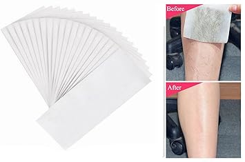 100 Pcs Professional Wax Strips Hair Removal Waxing Strips Facial