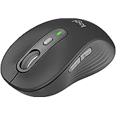 Logitech Signature Plus M750 Wireless Mouse – for Small to Medium Hands, SmartWheel, Bluetooth, Multi Device, 24-Month Batter