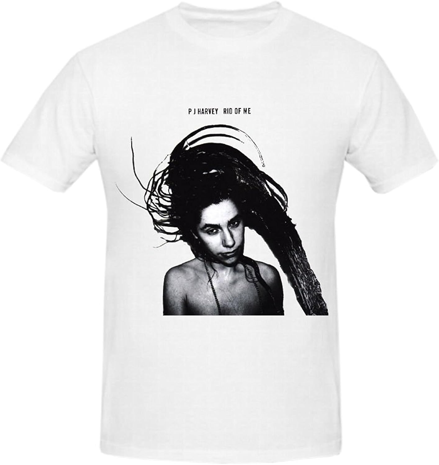Amazon Com Umokon Men S White Pj Harvey Rid Of Me Design Tshirts
