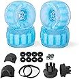 IWONDER Cloud Wheel Discovery 105mm/120mm for Exway Flex/Wave(44 Teeth) Boards Electric Skateboard Wheels and Pulley Conversion Kit