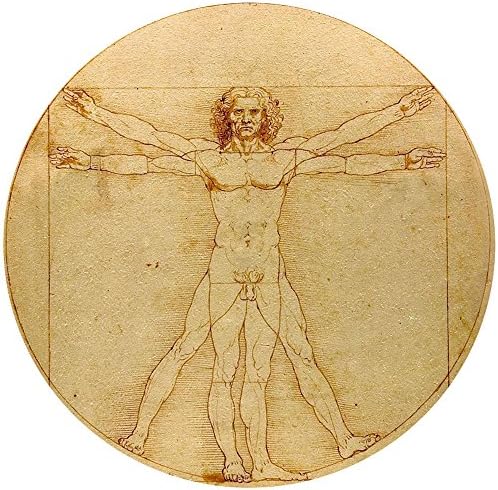 Expanding Stand and Grip with Separate Mounts for Mount Holder Sockets for iPhone iPad Samsung Nintendo Switch and All Other Smart Phones and Tablets - Vitruvian Man by Da Vinci