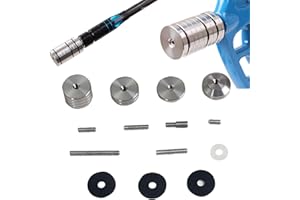 SPG Archery Bow Stabilizer Weights - Detachable Archery Stabilizer Weight Kit Universal Thread Archery Barebow Weight Recurve Bow Weight for Compound Bow Recurve Bow Balance Bar