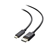 Cable Matters USB C to DisplayPort 1.4 Cable (USB-C to DisplayPort Cable, USB C to DP Cable) Supporting 8K 60Hz in Black 6 ft