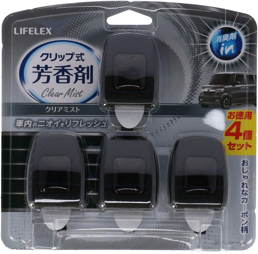Amazon Co Jp コーナン オリジナル Lifelex クリップ式芳香剤 クリアミスト 4p Kyk07 2951 クリアミスト ドラッグストア