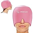 Migraine Relief Cap Ice Head Wrap Headache and Migraine Hat | Headache Relief with Hot/Cold Gel Head Ice Pack with Face and Eye Headache Mask Compress - FSA HSA Eligible Items