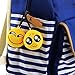 Dreampark emoticon Keychain, Emoticon Plush Key Chain Bulk Toy Valentine's Day Gifts Birthday Party Favors Supplies, Treasure Box Rewards Carnival Prizes for Kids Boys and Girls, 2