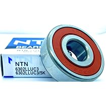 ACROPIX 6302LLU Deep Groove Ball Bearings - 15x42x13mm Double Rubber Seal