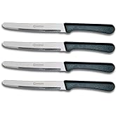 Cuisinox STK-4 Steak Knife, Set of 4, Black