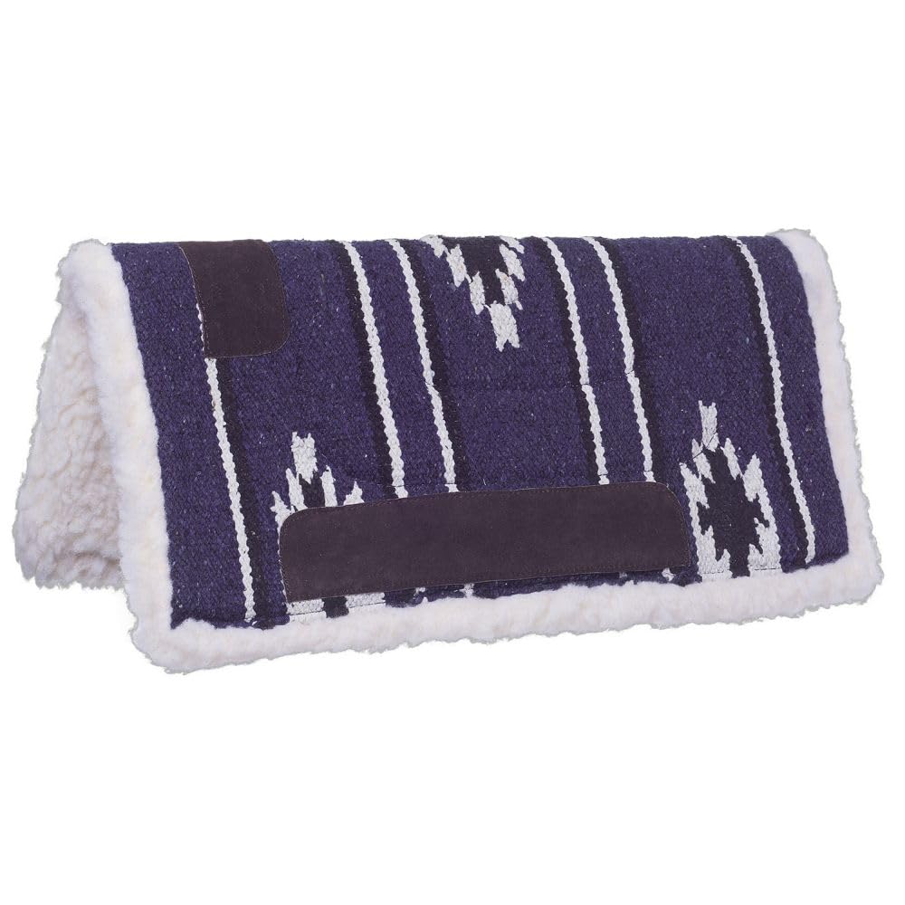 Tough 1 Miniature Sierra Saddle Pad, Darkpurple/black/Cream — image 1