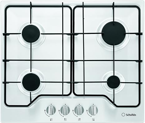 Scholtes Tg 640 Wh Plaque De Cuisson Gaz Integrable 59 Cm Blanc Amazon Fr Gros Electromenager