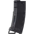 Lancer Tactical Airsoft M4 M16 Series Polymer 130 Round Capacity Transparent Window High Speed MidCap Airsoft Magazine