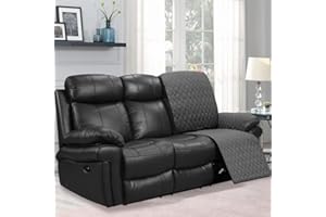 RBSC Home Recliner Sofa Covers 30 Inch Waterproof Slipcovers for Reclining Sofas (Darkgray, 30" Left)