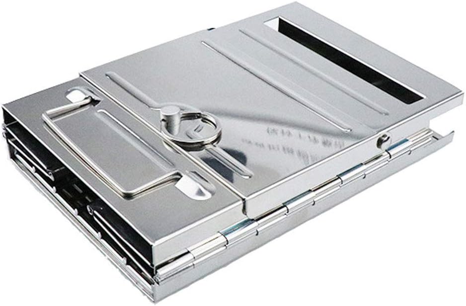 review ZJJ& Barbecue Grill Stainless Steel Outdoor Portable BBQ Picnic Stove Folding Grill Square Mini Charcoal Stove