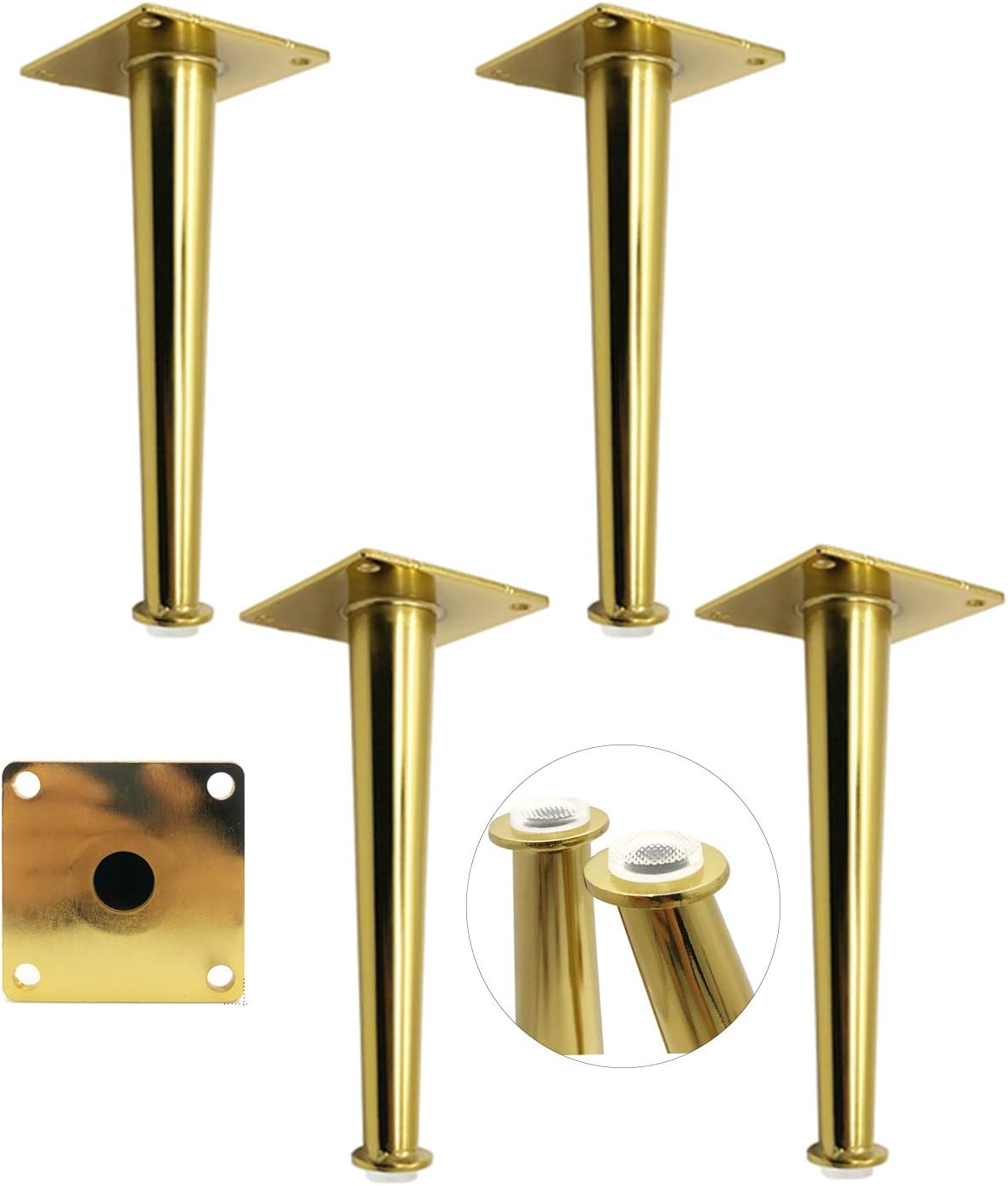 Filit 4 Piezas Patas De Muebles,Patas De Cocina,Patas De Recambio De