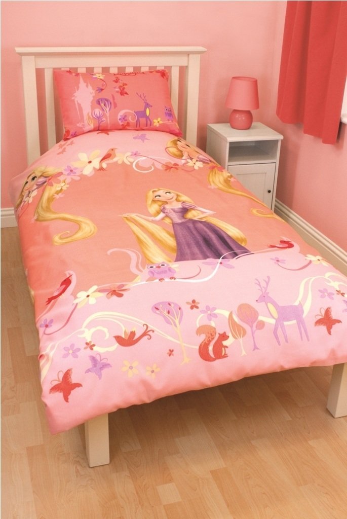 Disney TANGLED RAPUNZEL Single Duvet Cover Set Amazon.co.uk Kitchen