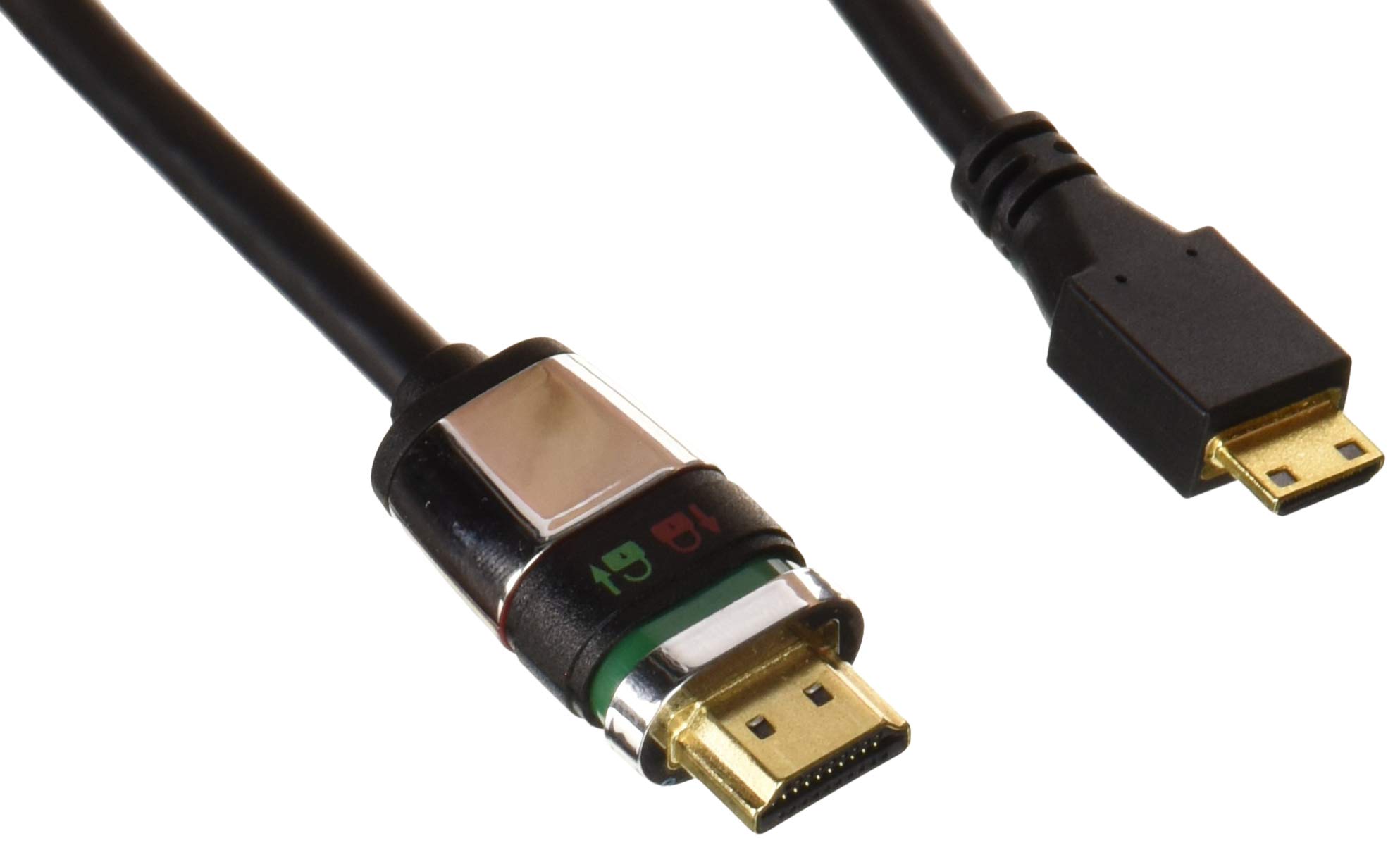 PureLink ULS090 HDMI Cable with A/C Pinning Customised 0.30 m Black