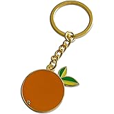 Novel Merk Fruits & Summer Enamel Keychain with Key Ring
