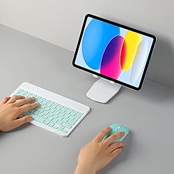 Ultra-Slim Rechargeable Bluetooth Keyboard Portable