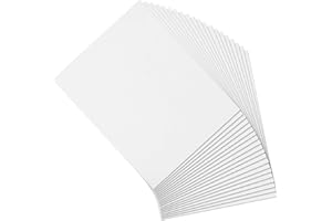 ASELECTED 20Pack Foam Boards, 11"x14" Foam Core Backing Board White, 1/8" Thickness Mat Boards Poster Boards Polystyrene Poster Board Signboard Perfect for Presentations, School, Office & Art Projects