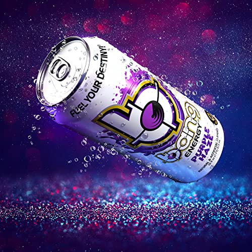 Bang Energy Purple Haze, SugarFree Energy Drink, 16Ounce (Pack of 12