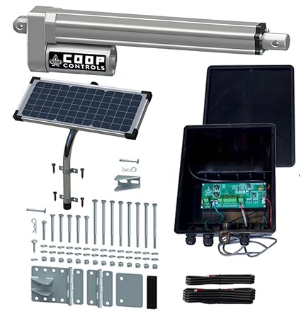Coop Controls Automatic Coop Door Opener Kit Ckspxp Solar Kit No Battery