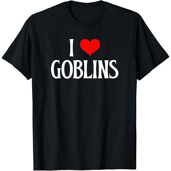 Amazon.com: I love Goblins I heart Goblins Halloween Spirit Goblin
