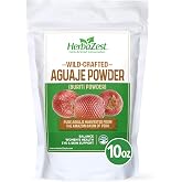 HerbaZest Wild-Crafted Aguaje Powder &ndash; 10 oz, Vegan, Gluten-Free