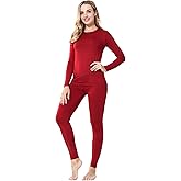 ViCherub Thermal Underwear for Women Fleece Lined Long Johns Base Layer Thermals Top and Bottom Set Cold Weather
