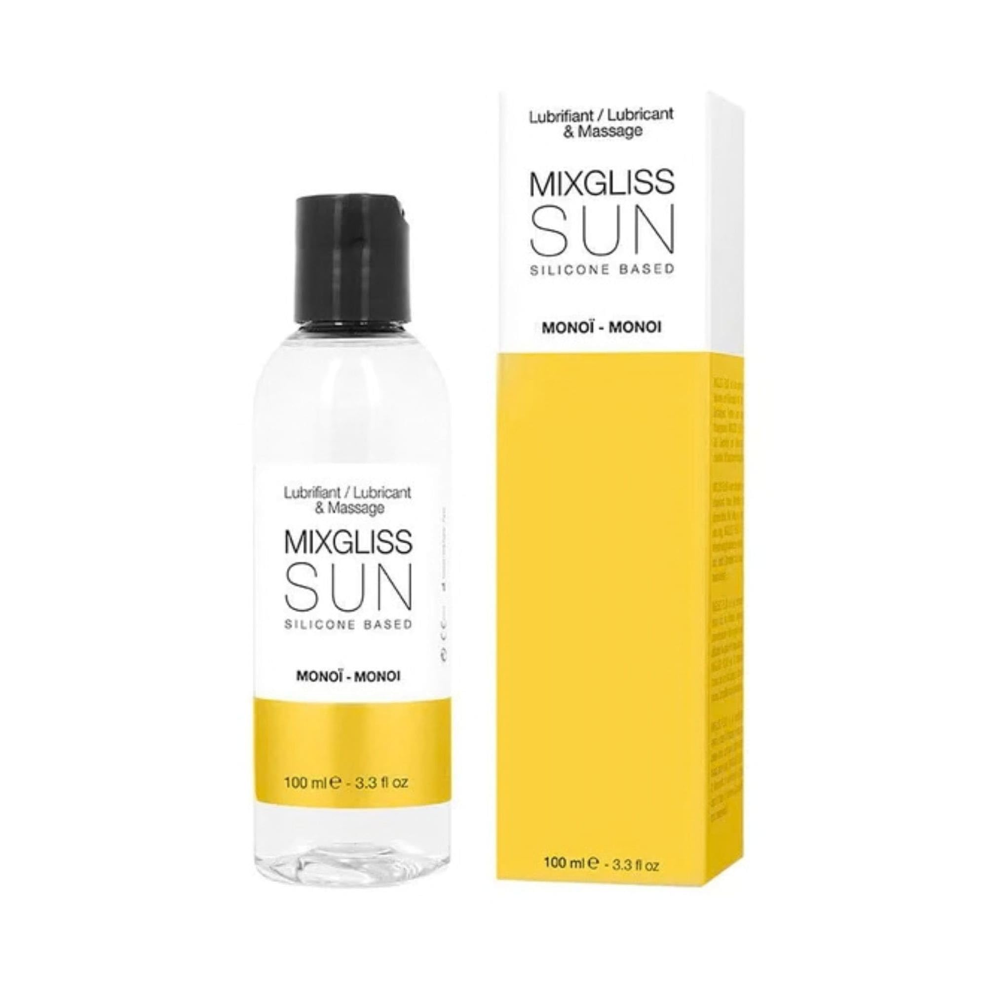 Mixgliss 3.3 oz Monoi Sun Silicone-Based Lubricant