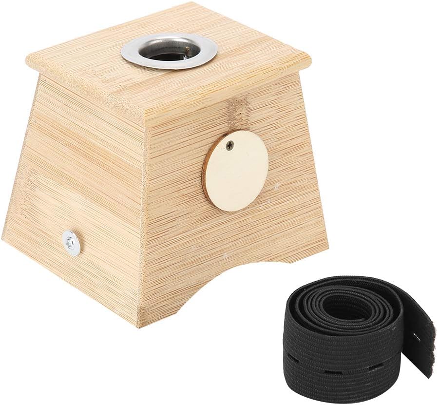 Caja de moxibustión de bambú Moxa Roller Stick Holder ...