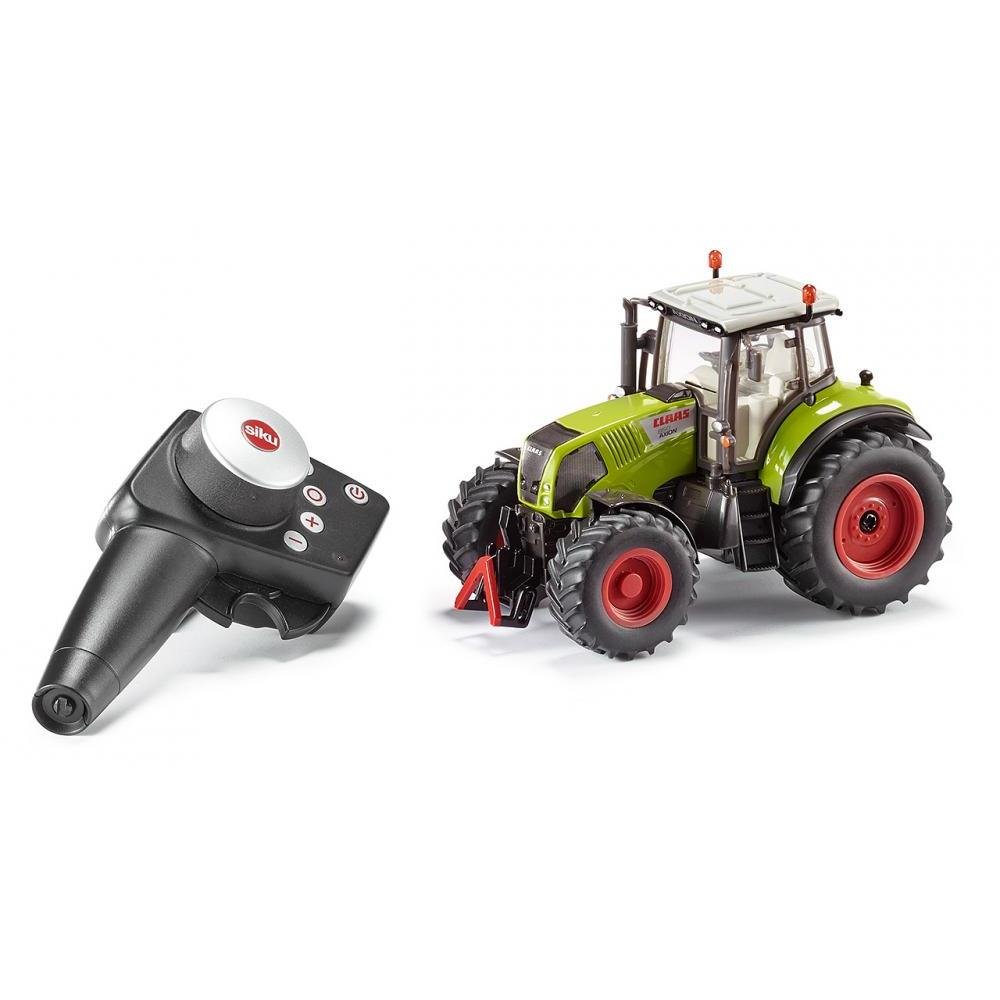 siku 6882, Claas Axion 850 tractor, Radio controlled, 1:32, Includes remote control, Metal,Plastic, Green, Battery operated, Compatible with attachments