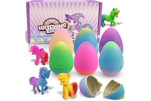 Yaxuan 6 Pack Unicorn Hatching Surprise Eggs Unicorn Toys for Kids Boys Girls Christmas Stocking Stuffers Gifts Birthday Party Favors