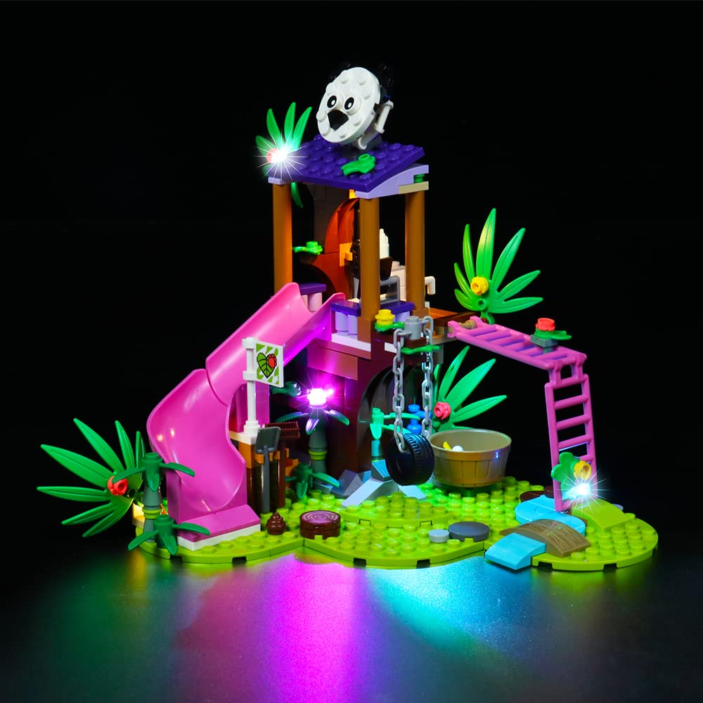 Led Light Set for Lego Panda Jungle Tree House - Not Include Lego Models, Led Light Kit for Lego 41422 Friends Panda-Rettungsstation — image 1