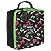 JINX Minecraft Scatter Creeper Insulated Kids School Lunch Box, Black, 8.5