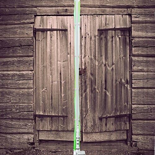 Wood Doors Rustic Old Shack Rusty Lock KITCHEN CURTAIN PANEL Set Barn Shed Decor
