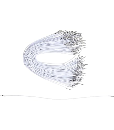 Elastic For Sewing 1/4 Inch Flat 100-Pack White Elastic Cords - 12 Inch ...