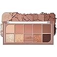mude Shawl Moment Eyeshadow Palette Matte Shimmering Glitter Layering 10 Shades Highly Pigmented Blendable Color with Soft Texture Korean Makeup Eye Palette K-beauty
