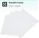 H&S Blank Canvas Board Frame 5pcs 20x20cm Triple Primed Cotton view 5