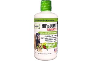 Liquid-Vet by Cool PET Holistics K9 Hip & Joint Advanced Formula, Chicken Flavor, 32 oz (LVDJA-CH-04PK-32U)