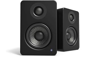 Kanto YU2MB PC Gaming Desktop Speakers | 3" Composite Drivers | 3/4" Silk Dome Tweeter | Class D Amplifier | 100 Watts | Buil