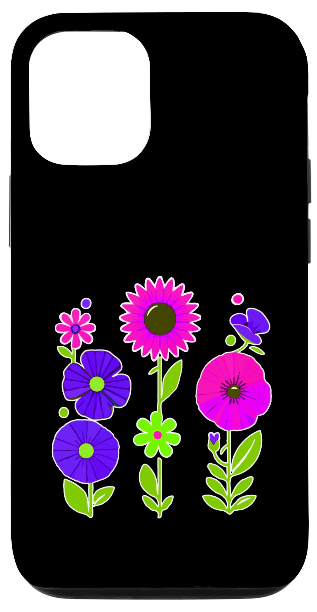 iPhone 15 Pro Wildflower Watercolor Pattern Case