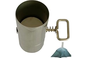 Outdoor Stove Pipe | Adjustable Wood Stove Pipe Stainless Steel,Straight Chimney Pipe for Medium Size Tent Stoves Integrated 