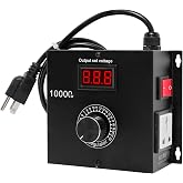GRDM 10000W High Power SCR Voltage Regulator, 120V-220V AC Variable Speed Controller for Motor &amp; Fan, 22A Heavy Duty Electric Speed Control Tool for Heaters, Stoves and Electric Tools