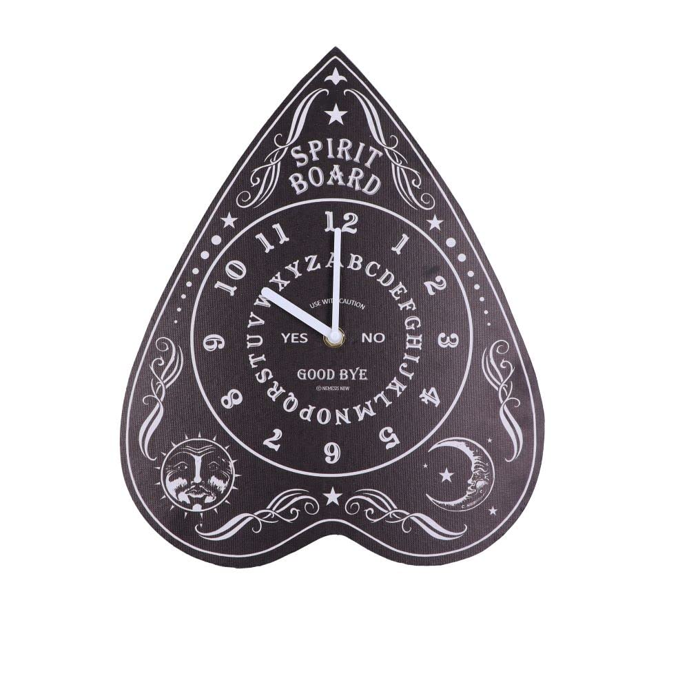 Nemesis Now Spirit Board Clock, Black, 34cm