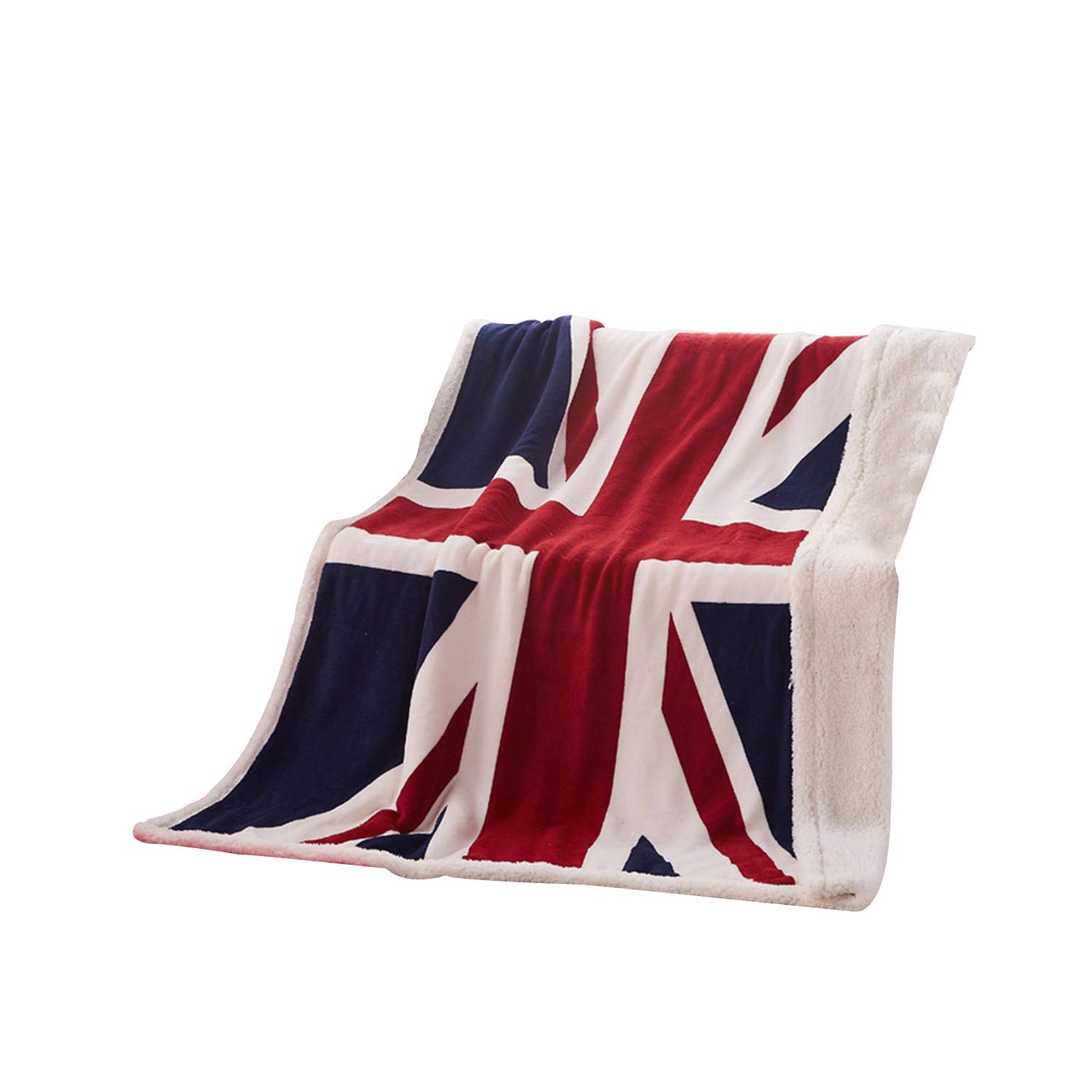 Brandream Super Soft Fleece Blanket British Flag Throw Blankets Teens