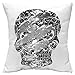 Play Tailor Mermaid Sequin Pillow Case Flip Sequin Pillow Cover Sugar Skull Throw Cushion Cover 16